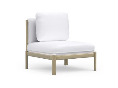 Upholstered aluminium garden sofa NEXO Diabla