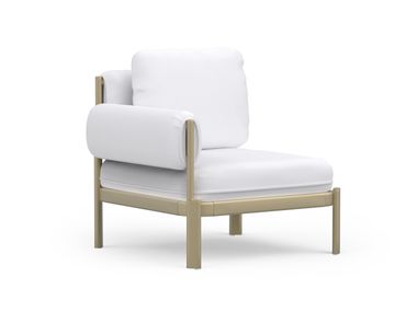 Corner aluminium garden sofa NEXO Diabla