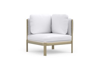 Corner aluminium garden sofa NEXO Diabla