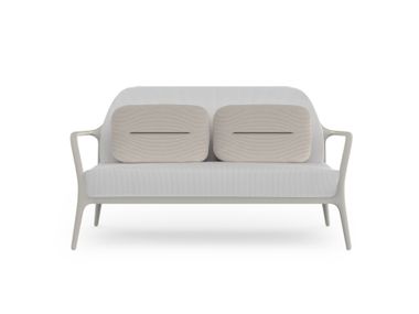 Divano da giardino imbottito in alluminio a 2 posti XALOC Diabla