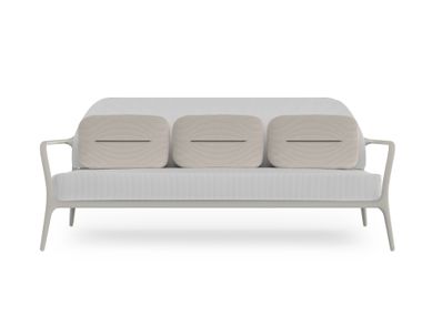 Divano da giardino imbottito in alluminio a 3 posti XALOC Diabla