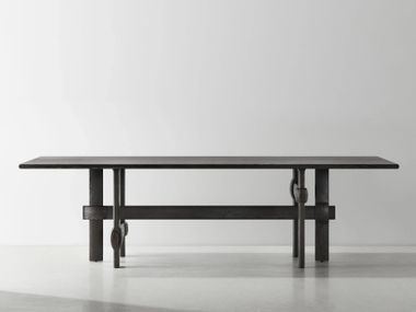 Rectangular oak table KNOT District Eight