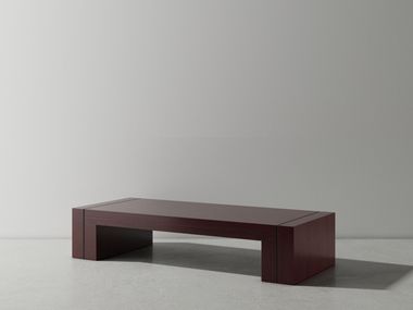 Low wooden coffee table LIMEN District Eight