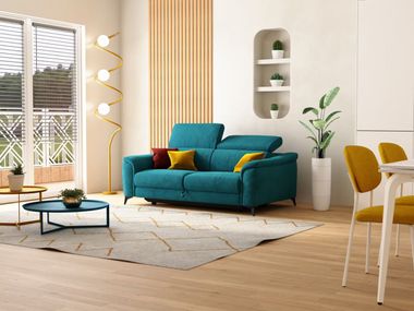 Recliner fabric sofa ARCOS Divani.Store