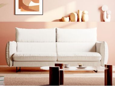 Recliner fabric sofa with electric motion MONAMOUR Divani.Store
