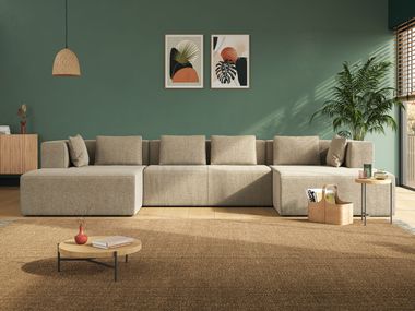 Sectional sofa with chaise longue NETTUNO Divani.Store