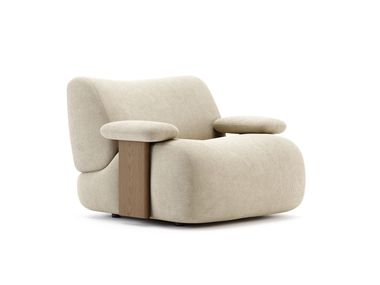 Fabric armchair with armrests GIORGIO Domkapa