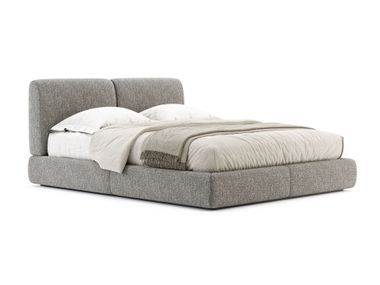 Doppelbett aus Stoff mit Bettkasten MARGOT PLUS Domkapa