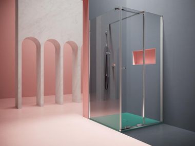 Eckduschkabine mit Schwebetüren DOMUSPA 8MM Domus Falerii