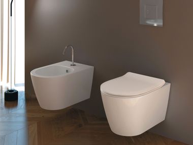 Wall-mounted ceramic sanitary-ware FOGLIA MEDIUM Domus Falerii
