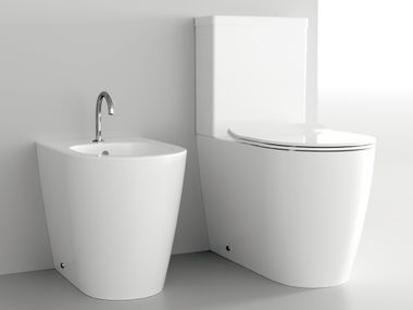 Close coupled ceramic toilet FOGLIA MEDIUM Domus Falerii