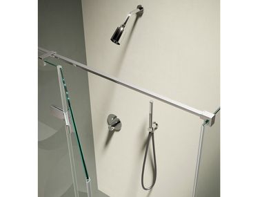 Shower set with hand shower and overhead shower NASONE Domus Falerii