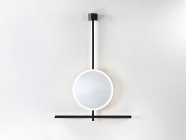 Domus Line, IO-S Specchiera tonda LED con telaio