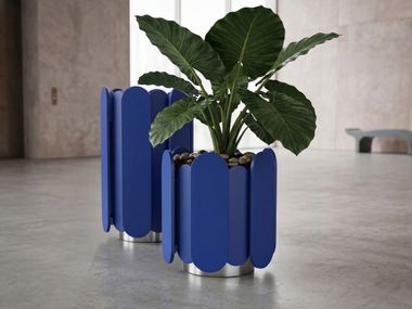 Round polyethylene flower pot ROLL Donye