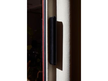 Folding door with velvet cladding Textile door By Dooor