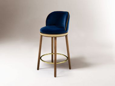 High stool with footrest ALMA Dooq Details