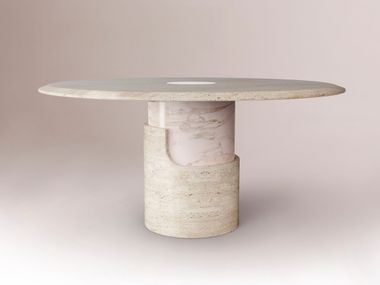 Round marble table BRAQUE Dooq Details
