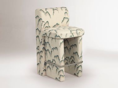 Fabric barstool SLIDE Dooq Details