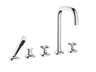 5 hole deck mounted bathtub tap with diverter COYA 27 522 424 Dornbracht