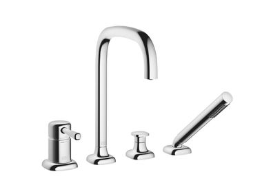 Deck mounted 4 hole bathtub tap with hand shower COYA 27 632 404 Dornbracht
