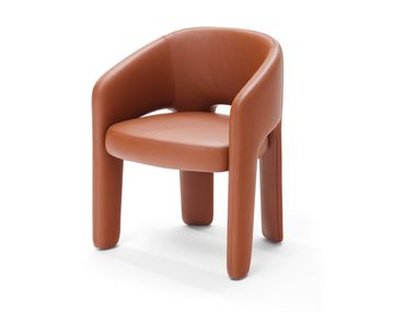 Sedia in pelle con braccioli ELEFANTINO Draenert