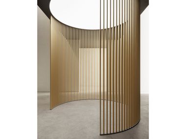 Trennwandsystem aus Aluminium DRESSWALL STRIPES EL35/70-D Dresswall