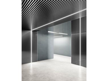 Aluminium linear lighting profile for LED modules DRESSWALL STRIPES SQ35/100-L Dresswall