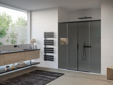Niche crystal shower cabin with sliding door NATURA 4000 Duka