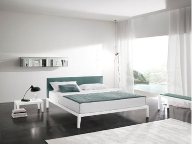 Doppelbett Bett mit Polsterkopfteil LERA AIR Duomo Design