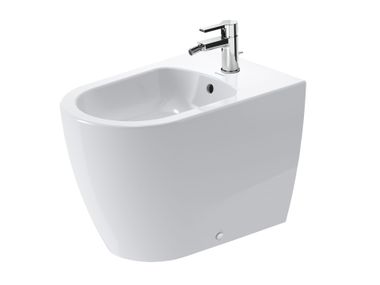 Floor mounted ceramic bidet with overflow ME BY STARCK 228910 Duravit
