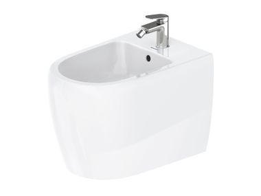 Floor mounted ceramic bidet with overflow ONE 226310 Duravit