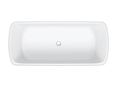 Freestanding rectangular Polymer bathtub ONE 700911 Duravit