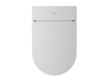 Wall-hung rimless ceramic toilet with bidet SENSOWASH® STARCK F LITE 650001 Duravit