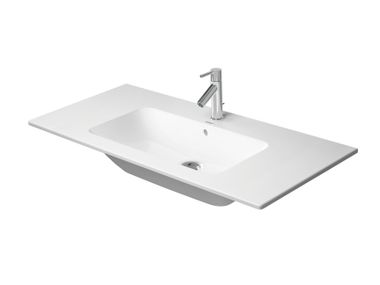 Inset ceramic washbasin with overflow STARCK 1 233610 Duravit