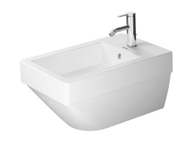 Bidé suspenso de cerâmica com rebosadero VERO AIR 227415 Duravit