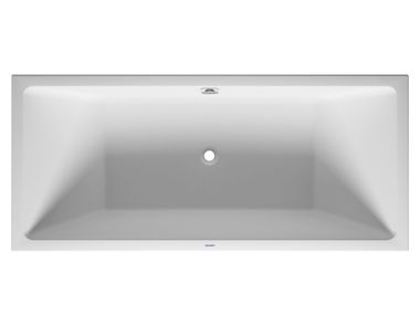 Rectangular built-in DuraSolid bathtub VERO AIR 700418 Duravit