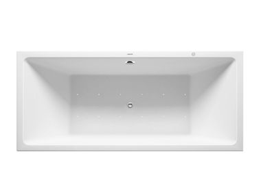 Einbau- rechteckige Hydromassage-Badewanne VERO AIR 760413 Duravit