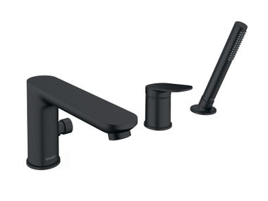 3-Loch Einhebel Badewannenarmatur für Wannenrand mit Brausekopf WAVE WA5260000 Duravit