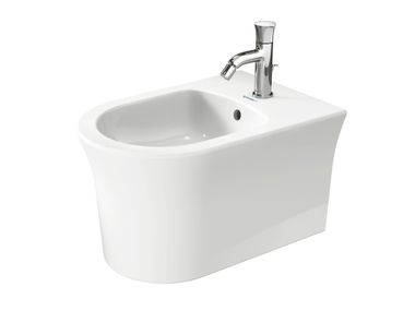Bidé suspenso de cerâmica com rebosadero WHITE TULIP 229315 Duravit