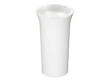 Rundes Standwaschbecken aus Keramik WHITE TULIP 270250 Duravit