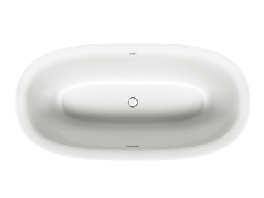 Oval freestanding acrylic bathtub WHITE TULIP 700468 Duravit