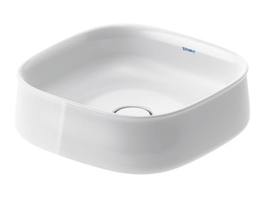 Square single countertop DuraCeram® washbasin ZENCHA 237342 Duravit