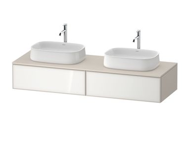 Doppel- hängender Waschtischunterschrank aus Holz ZENCHA ZE4815 Duravit
