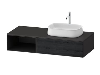 Duravit, ZENCHA ZE4819 Mobile lavabo sospeso in legno con cassetti