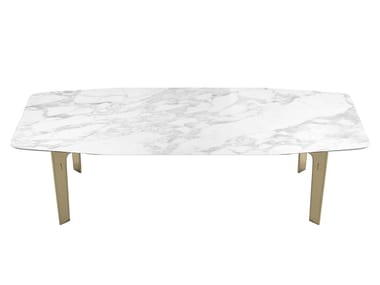 Tavolo rettangolare in marmo ECLECTIC | Tavolo in marmo