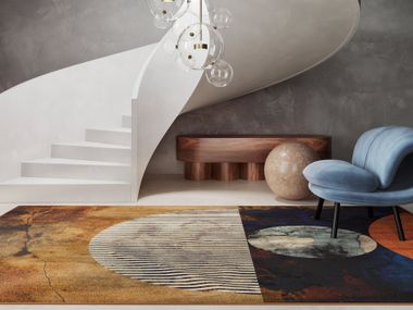 Polyamide rug ECLISSI INK.RUGS