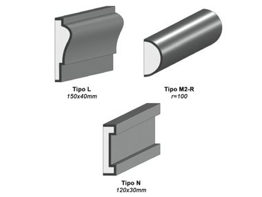 ECO CORNICE Polystyrene matrix for decorative element By Isolconfort