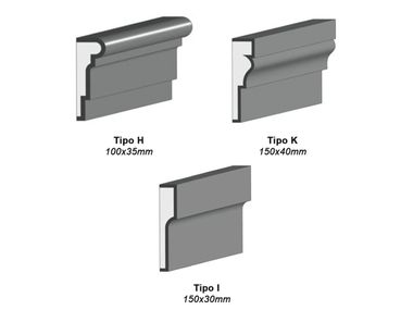 ECO CORNICE Polystyrene matrix for decorative element By Isolconfort