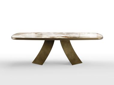 Rectangular table with ceramic king top  TWIST EFORMA