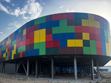 Panneau métallique isolé pour façade TERMOPARETI® FLAT ELCOM SYSTEM
